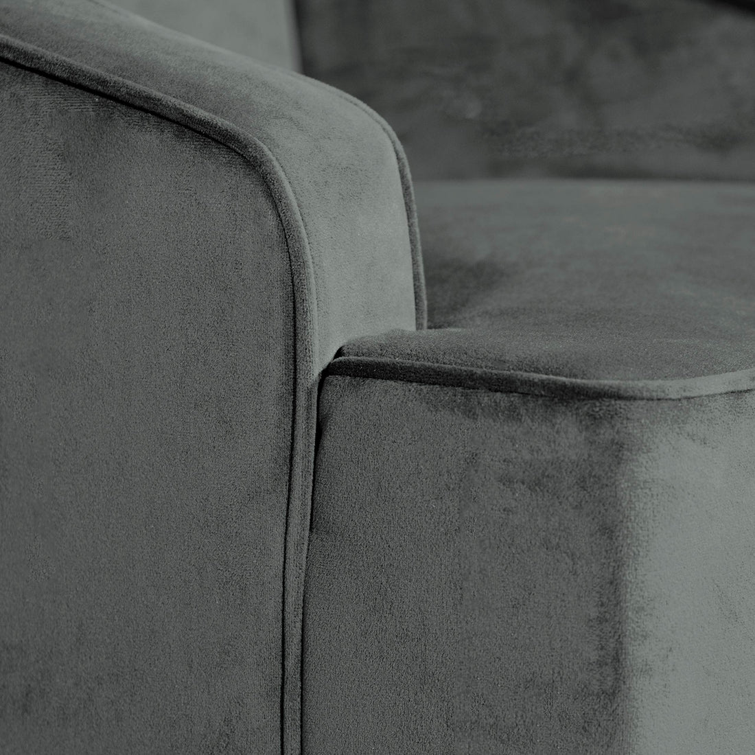 HomePop Swoop Arm Living-Room-Chairs, Velvet Teal
