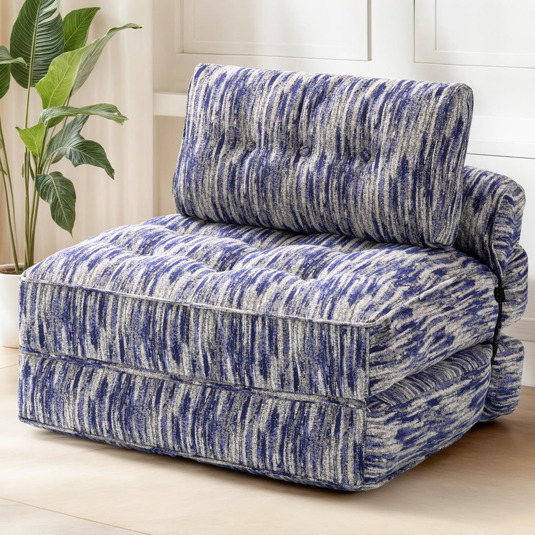 Folding Sofa Bed Chair – Gray