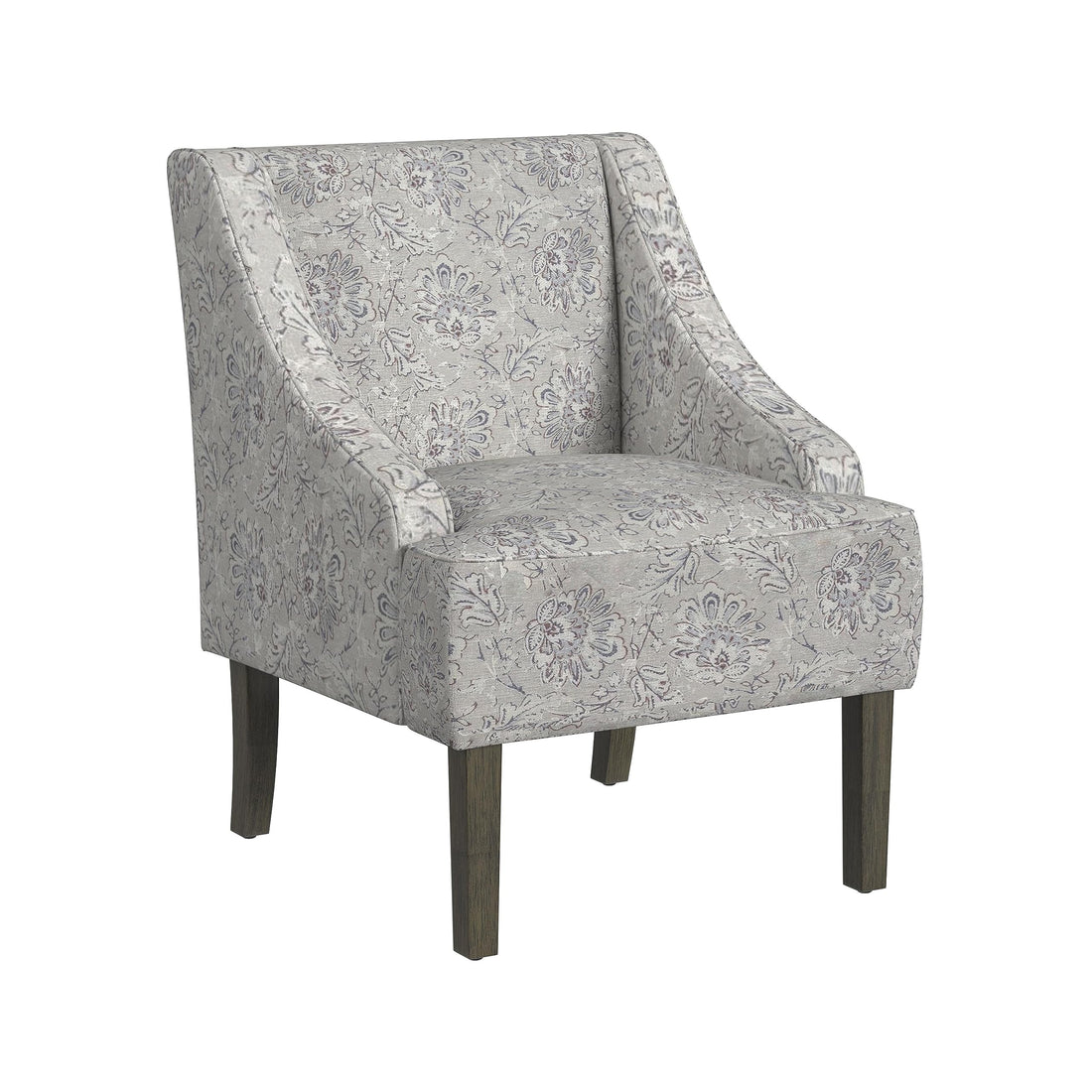 HomePop Swoop Arm Living-Room-Chairs, Velvet Teal