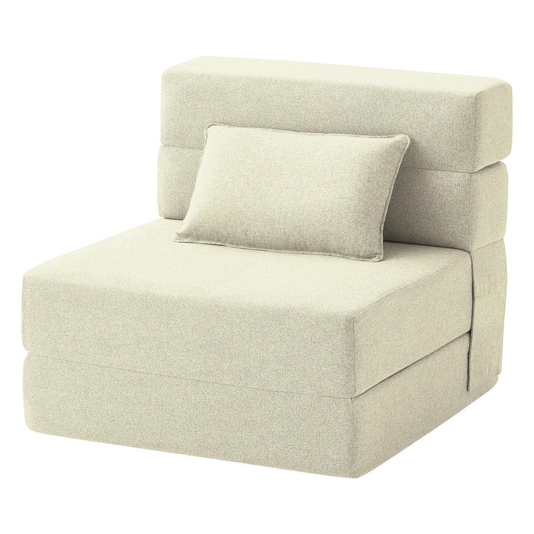FILUXE Foldable Sleeper Chair – Dark Gray