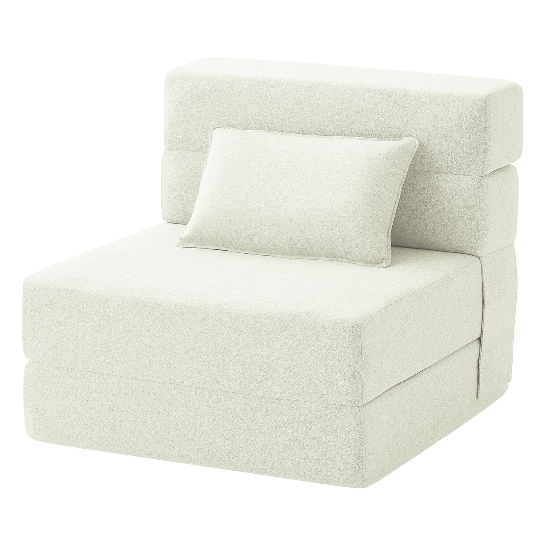 FILUXE Foldable Sleeper Chair – Dark Gray