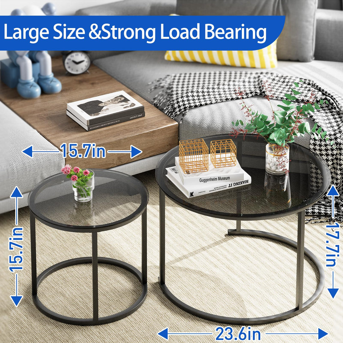Aboxoo Nesting Tables Set