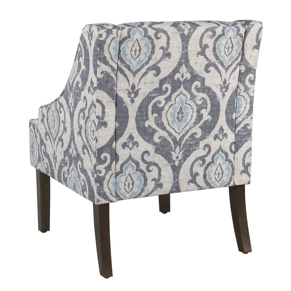 HomePop Swoop Arm Living-Room-Chairs, Velvet Teal